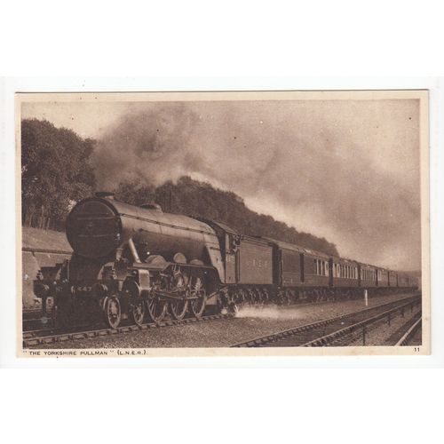 The Yorkshire Pullman Steam Locomotive LNER Railway Postcard 11