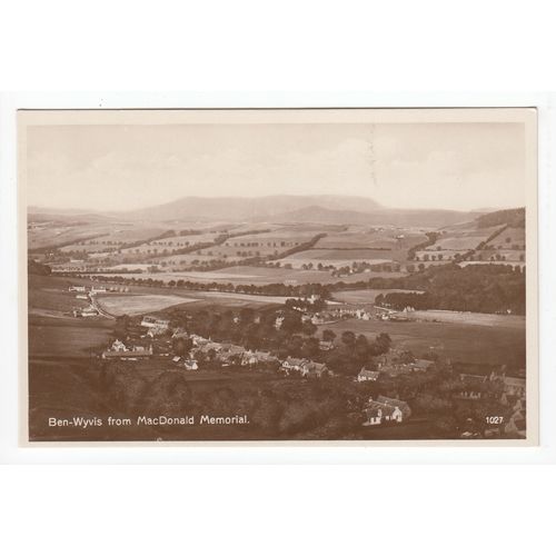 Ben-Wyvis from MacDonald Memorial Ross-shire RP Postcard 1027
