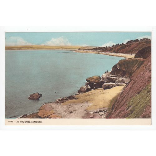 At Orcombe Exmouth Devon 1956 Postcard 41790