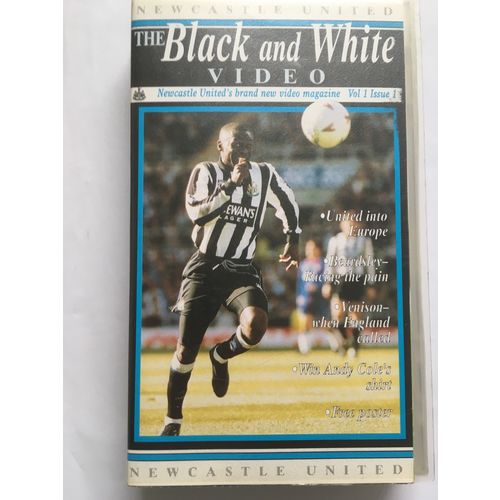 NEWCASTLE UNITED - THE BLACK AND WHITE VIDEO VOL. 1 ISSUE 1 (VHS)