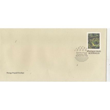 Australia 1990 Postage Paid FDC Sheffield special cancel Unaddressed VGC