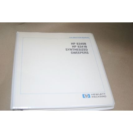 Hp 8340B/8341B Synthesized Sweepers Calibration guide Manual 08340-90243