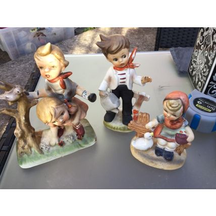 Collection of children figurines