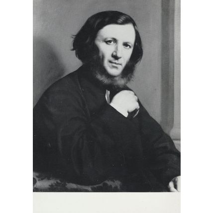 Robert Browning Book Author National Portrait Gallery Postcard