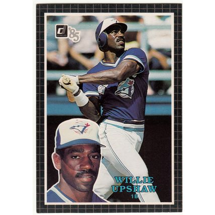 1985 Donruss Action All Star baseball card 52 Willie Upshaw