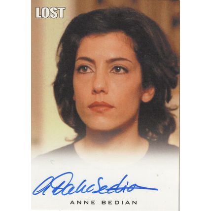 Anne Bedian Lost TV Show Hand Signed Official Autograph Card