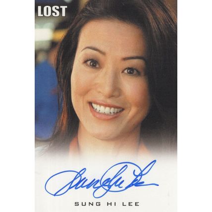Sung Hi Lee Lost TV Show Hand Signed Official Autograph Card