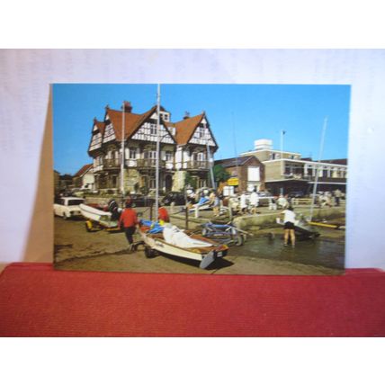 ANCHOR HOTEL & SAILING CLUB, BRIGHTLINGSEA, ESSEX used postcard dated 1991 =