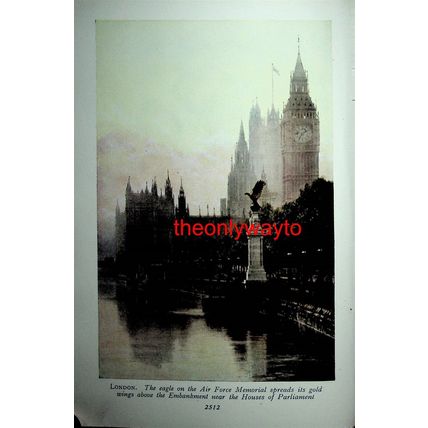 St Clement Danes, London (Air Force Memorial On Reverse), Book Illustration