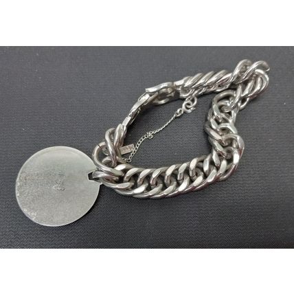 1953 Monet Master Jeweler Luggage Tags Bracelet Vintage Jewelry