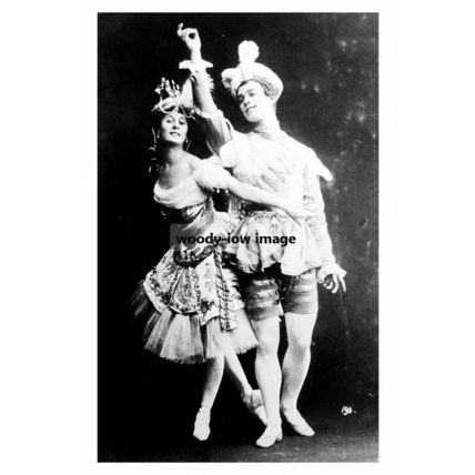 rp10546 - Russian Prima Ballerina , Anna Pavlova & Vaslav Nijinsky - print