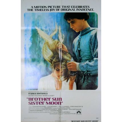 BROTHER SUN, SISTER MOON 1972 Graham Faulkner US 1-SHEET POSTER