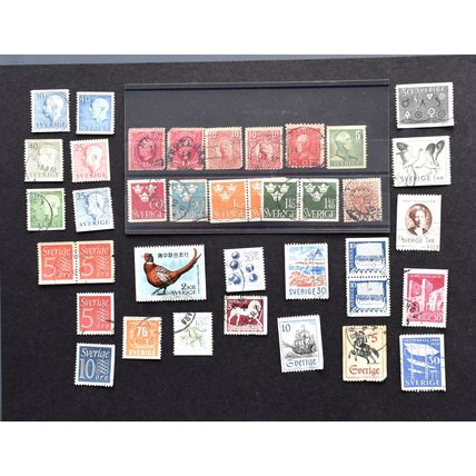 SWEDEN STAMPS stock card 1885 -> (2G)