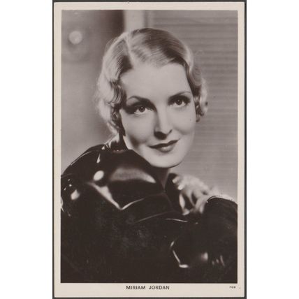 Actress Miriam Jordan, c.1930s - Picturegoer RP Postcard