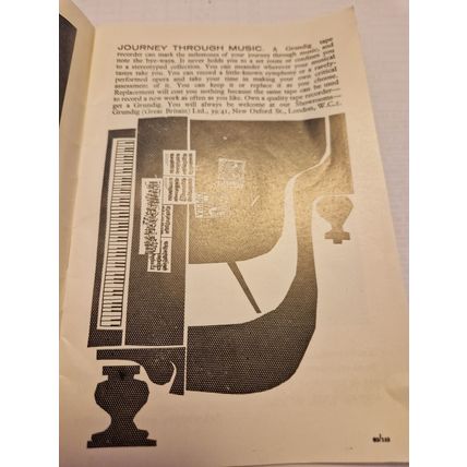 Vintage 1960 Carmen Programme from Covent Garden