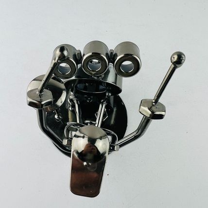 American Folk Art - The Drummer Nuts & Bolts Iron Man