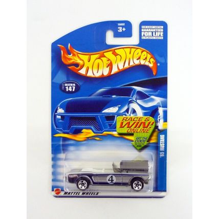 Hot Wheels '65 Mustang #147 Silver Die-Cast Car 2002