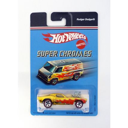 Hot Wheels Rodger Dodger Super Chromes Gold Die-Cast Car 2006