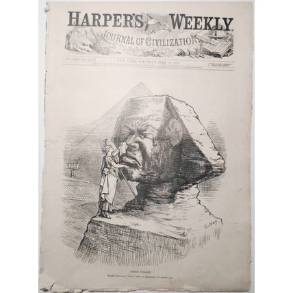 Harper's Weekly July 14, 1877 - Original - The "Fourth" In Blackville, etc
