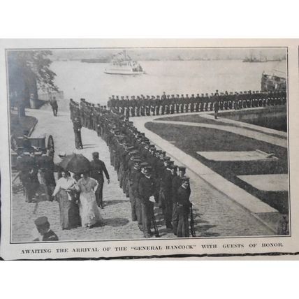 1908 Annual Field Day at Governor's Island, NY - Saturday Evenin original