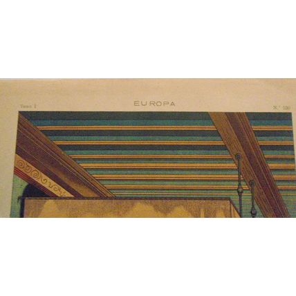 Europa: Sala dormitorio - ca 1890, by J Aleu, Barcelona
