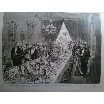 General Grant in Philadelphia - Harper's Weekly, January 10, 1880. 2 prints.