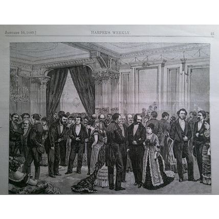 General Grant in Philadelphia - Harper's Weekly, January 10, 1880. 2 prints.