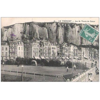 76 - Le Tréport - jeu de tennis du casino