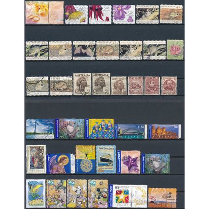 391 Stamp Selection - Australia - Used Hinged