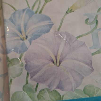 Vintage New American Greetings HAPPY BIRTHDAY WRAPPING PAPER Gift Wrap Flowers