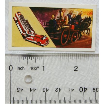 1963 tonibell card This Changing World No. 12 Fire Engines
