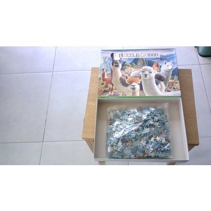 MACHU PICCHU LAMAS Jigsaw Puzzle (1000 Piece) Innovakids