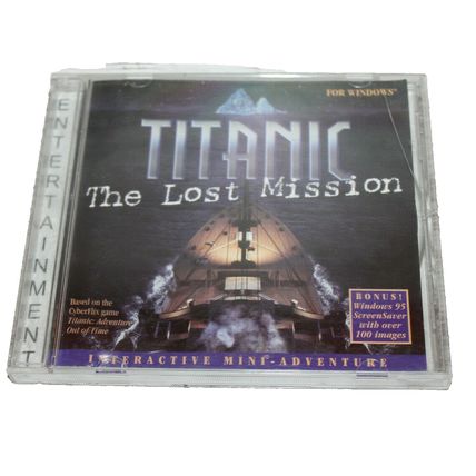 PC GAME Role Play VTG TITANIC the lost mission interactive adventure 1998