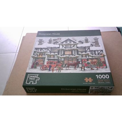 DICKENSIAN HOUSE Jigsaw Puzzle (1000 Piece) Corner Piece (2020)