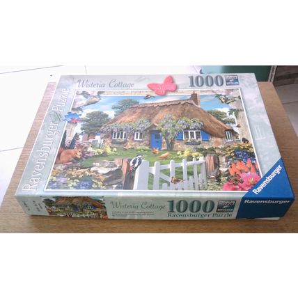 COUNTRY COTTAGE No. 6: WISTERIA COTTAGE Jigsaw (1000 Piece) Ravensburger (2012)