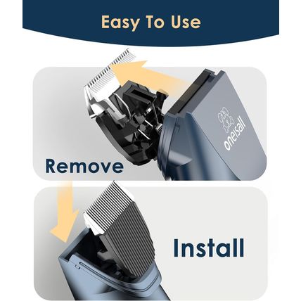 Oneisall Quiet Cat Clippers for Matted & Long Hair, 2-Speed Cordless Pet Shaver