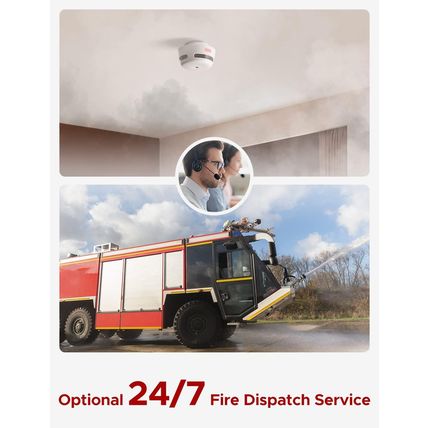 X-Sense Smart Smoke Detector Fire Alarm with Replaceable Battery, Wi-Fi Smoke De