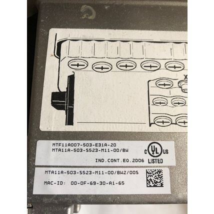 NEW SEW EURODRIVE MTA11A-503-S523-M11-00/BW2/00S MOVIFIT INVERTER DRIVE,AO