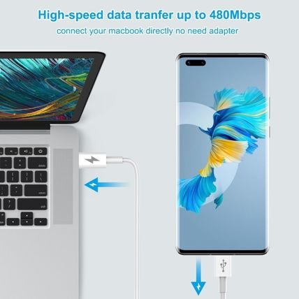 HAWEEL 25W 3A (Type-C) USB-C to USB-C PD Fast Charging Data Cable 2m White