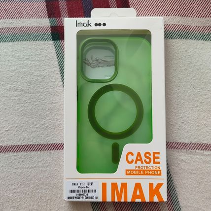 Imak Candy Series TPU+PET MagSafe Shockproof Green Case for iPhone 16
