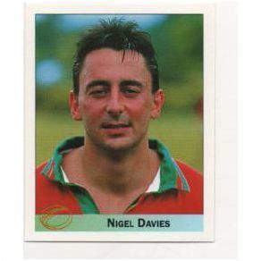 Merlin Rugby World Cup 1995 sticker No.215 Nigel Davies