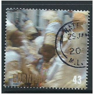 GB 1998 Europa Festivals Notting Hill 43p Children Robes Used SG 2057 Sc1827