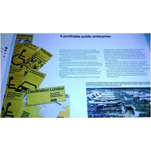 SALE London Heathrow Airport BAA 85 BRITISH AIRPORTS investor brochure Prestwick