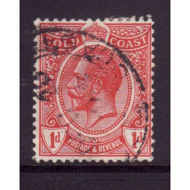 GOLD COAST 1913 SG 72 1d RED FINE USED #4