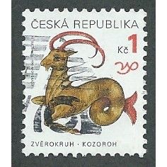 CZR 1998 1kc 'SIGNS OF THE ZODIAC' FINE USED (EBID42-892)