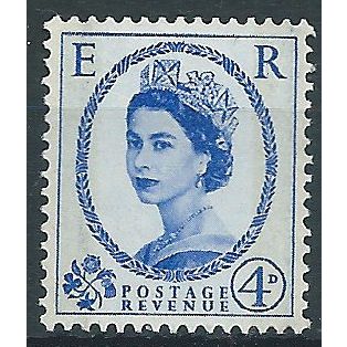 1959 SG608 4d Ultramarine Phosphor Graphite Unmounted Mint ..