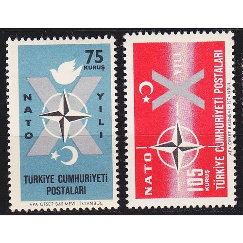 TÜRKEI TURKEY [1962] MiNr 1830-31 ( **/mnh ) CEPT