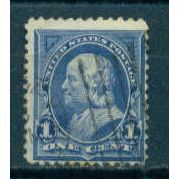 Used 264 1c Benjamin Franklin Average Plus M03001