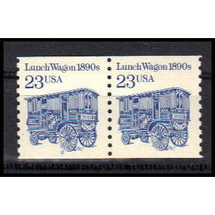 2464 23c Lunch Wagon Very Fine MNH Dry Gum CNP Left 2 PA1147