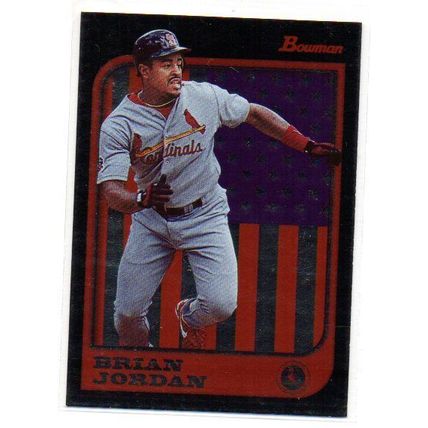 1997 Bowman International Brian Jordan - Card # 272